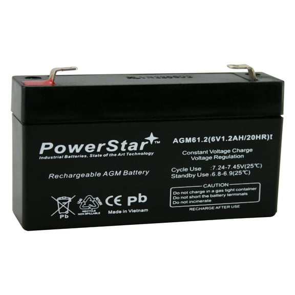 GE Home Security Alarm System Panel Battery 6V 1.2Ah