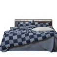 thumbnail image 1 of Zhuge Bed Sheets Set, Bedding Sheets Pillowcases Kit, Twin Bed Set, Hotel Bedding, Home Decor(Blue), 1 of 5