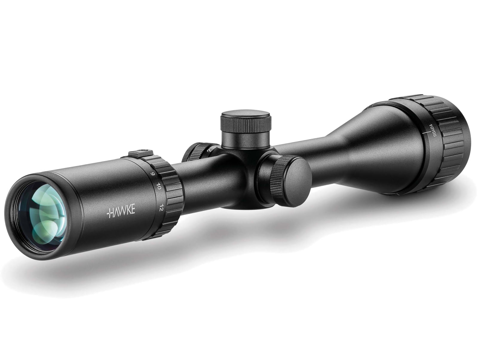 Hawke Vantage IR 4-12x40mm 1" AO Riflescope w/ Rimfire .17 HMR Illuminated Reticle, Matte Black - 14241