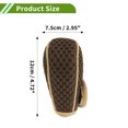 thumbnail image 4 of Cubierta de pomo de cambio de marcha automotriz universal para SUV y camiones Unique Bargains de tela marrón oscuro, 4 of 7