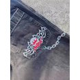 thumbnail image 2 of JNCO Jeans Retro Hip Hop Pantalones Vaqueros Sueltos Góticos De Talle Alto Pantalones De Pierna Ancha Ropa De Calle, 2 of 5
