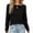 *Black, variant on ClodeEU Women's Crewneck Long Sleeve Lightweight Knit Top ,Casual Fall Winter Loose Fit Sweater ,Women's Plus L
