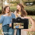 thumbnail image 3 of Vivitar 4K Digital Camera, 8x Digital Zoom, 3" LED Display, Bonus Macro Lens, Included SD Card, 3 of 16