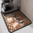 thumbnail image 2 of Coffee Mat, Coffee Vintage Chef Kitchen Coffee Bar Mat for Countertop, Rubber Backed Dish Drying Mat for Counter, Absorbent Coffee Bar Accessories Fit Under Coffee Maker Espresso Me Machine 18x24in, 2 of 7