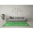thumbnail image 3 of Ahgly Company Indoor Rectangle Medallion Emerald Green Traditional Area Rugs, 5' x 7', 3 of 4