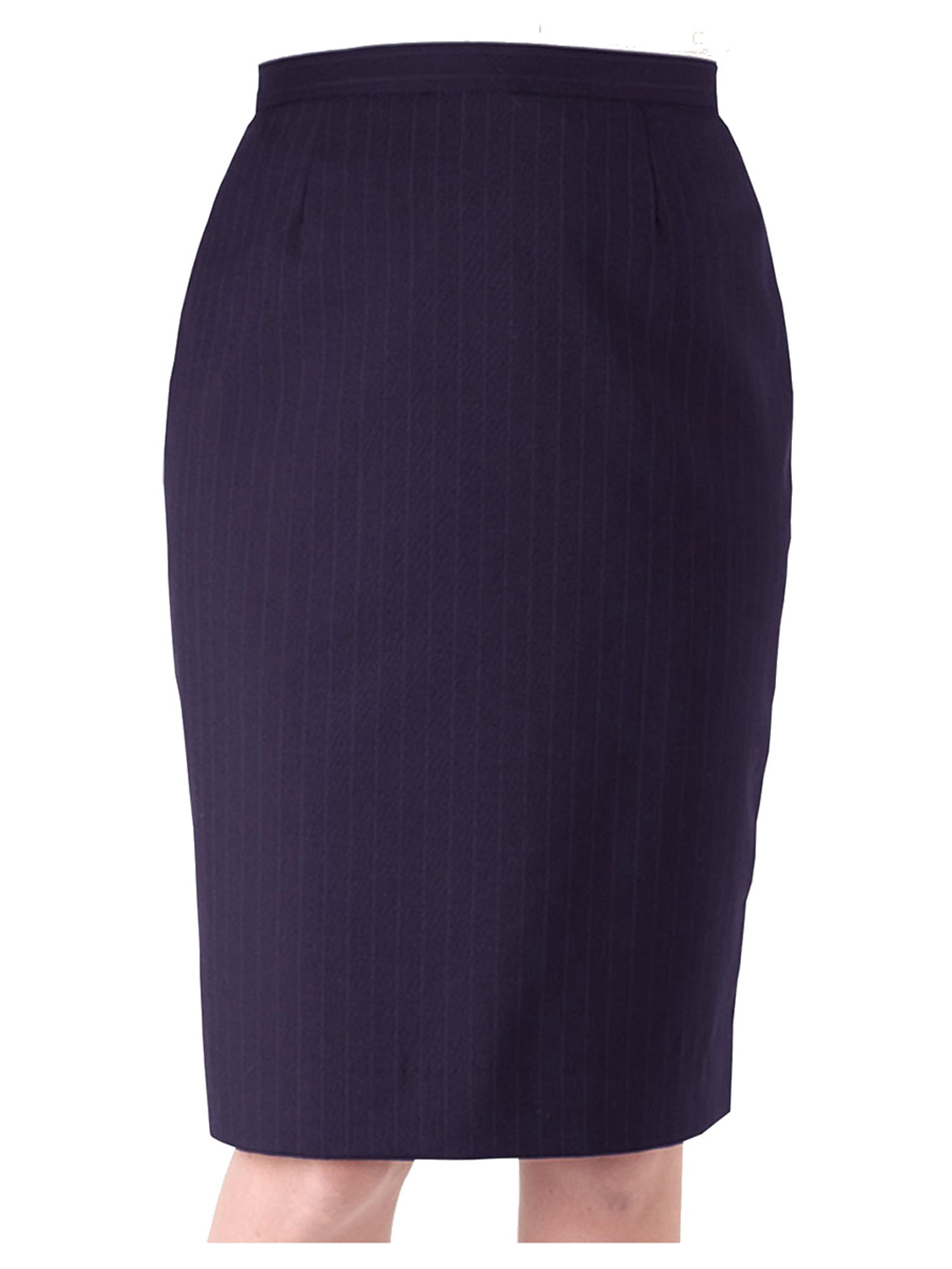 Edwards - Ed Garments Women's Straight Style Pinstripe Skirt, NAVY, 16 ...