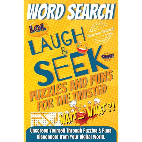 Laugh & Seek Word Search Puzzles and Puns for the Twisted, (Paperback)