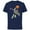 Navy, variant on Disney Toy Story Buzz Lightyear Basketball - Short Sleeve Cotton T-Shirt for Adults - Customized-Black