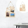 thumbnail image 1 of HAMPPLIES 4pcs Romantic Wood Photo Frame In Heart Shape For Special Occasions, 1 of 7
