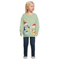 thumbnail image 2 of Bluey Toddler Girl Christmas Graphic Sweatshirt, Sizes 12M-5T, 2 of 7