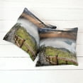 thumbnail image 6 of Ambesonne Nature Throw Pillow Cover 2 Pack, Foggy Sky Italian, 16", Multicolor, 6 of 7