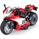 thumbnail image 1 of Pull Back Motorcycle Toys, Pullback Gift with Music Light, Race Motorcycles Toy for Boys Kids Age Over 3 4 5 6 7 8 Year Old (Redwhite), 1 of 5