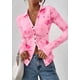 thumbnail image 2 of PRETTYGARDEN Camisa de Mujer Rosa con Estampado Floral de Manga Larga y Botones XXL, 2 of 8