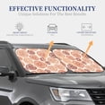 thumbnail image 4 of Fotbe Mushrooms2 2-Piece Car Windshield Sun Shade | Sun Blocker for Car Windshield | Foldable Automotive Interior Accessories for Sun Protection-Large, 4 of 7
