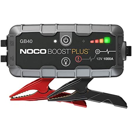 NOCO Boost Plus GB40 1000 Amp 12-Volt UltraSafe Lithium Jump Starter Box, Car Battery Booster Pack, Portable Power Bank Charger, and Jumper Cables For Up To 6-Liter Gasoline and 3-Liter Diesel En....