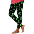 thumbnail image 4 of ALLLIST Womens Sweatpants St Patricks Day Green Yoga Pants Stretch Jogging Pants for Women, 4 of 8