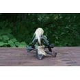 thumbnail image 6 of Handmade Wooden Primitive Tribal Tandem Kayaking Figurine Statue Canoe Funny Sculpture Tiki Bar Handcrafted Unique Gift Decor Accent Figurine Hand Carved, 6 of 6