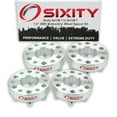 thumbnail image 3 of Sixity Auto 4 pc 1.5" 6x139.7 Wheel Spacers compatible with GMC Jimmy K1500 Suburban Safari Sierra Denali Yukon XL 1500 M14x1.5mm 1.25in Studs Lugs, 3 of 7