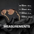 thumbnail image 5 of Oakley OO9242 HSTN Round Shaped Non-Polarized Sunglasses for Men - Includes Official Eyewear Kit - Dark Amber/Light Curry Frame with Prizm Tungsten Lens, 5 of 6