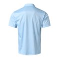thumbnail image 5 of Mens Polo Shirts Summer Breathable Solid Color Pocket Lapel Shirts Casual Slim Fit Basic Short Sleeve Shirts, 5 of 5