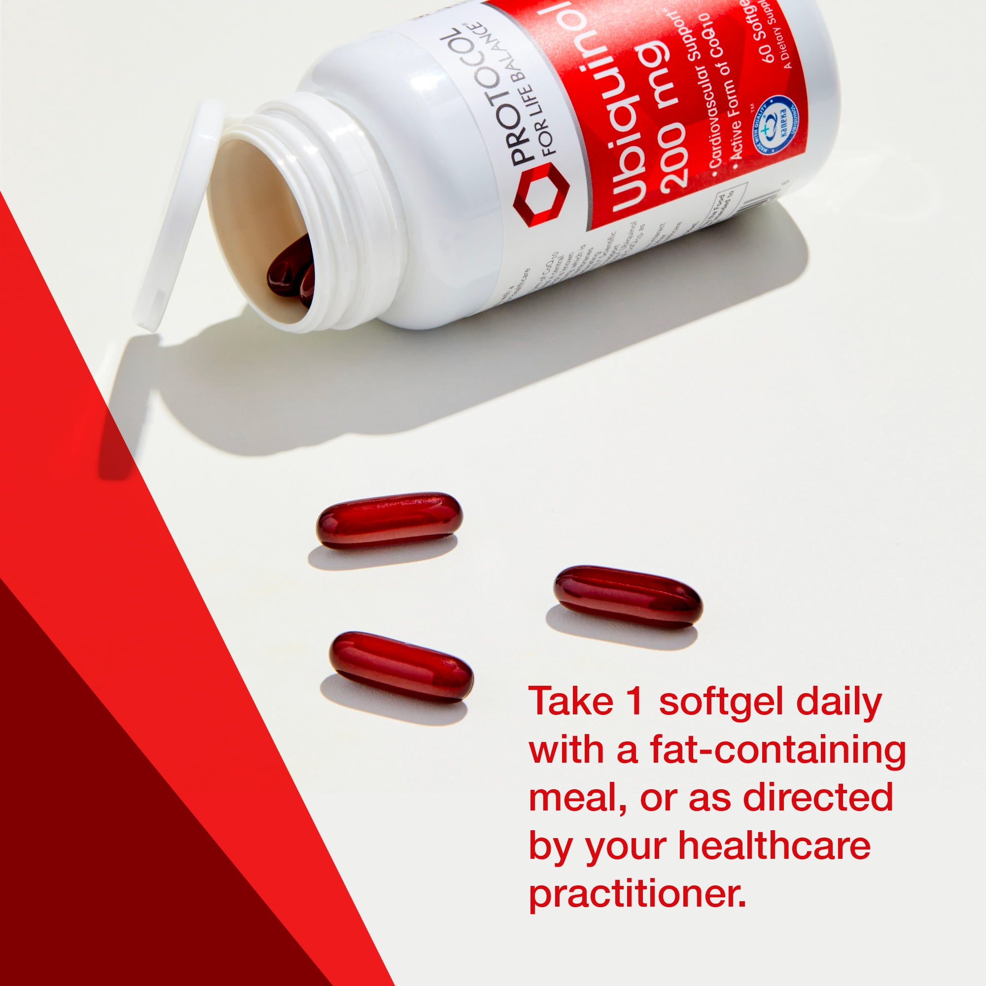 Protocol for Life Balance Ubiquinol CoQ10 200 mg - 60 Softgels