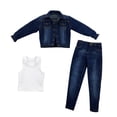 thumbnail image 4 of 1/6 Ropa Masculina Pantalones De Mezclilla Camisa De Pantalones Zapatos Para 12 '' Muñecas HT Zulema Trajes de figuras de acción masculinas, 4 of 8