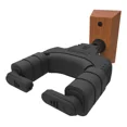 thumbnail image 1 of Soporte De Pared Para Guitarra Aroma Ah-89w Negro, 1 of 2