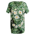 thumbnail image 4 of Leutsin T-Shirt à Col en V d'Été pour Femmes, Décontracté, à Manches Courtes, Imprimé « Love », 4 of 5