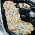 thumbnail image 2 of Garronmavis Aesthetic Butterfly Flower Sport Car Towel Seat Cover Gym Car Seat Towel for Sweat Washable Easy Install Car Seat Towel with Storage Bag Travel Car Seat Towel, 2 of 7