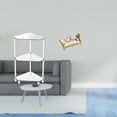 thumbnail image 2 of Mesa de esquina en miniatura moderna con soporte para sofá para espacios pequeños, cocina, baño, sala de estar, casa de muñecas, artesanía, muebles de, 2 of 8