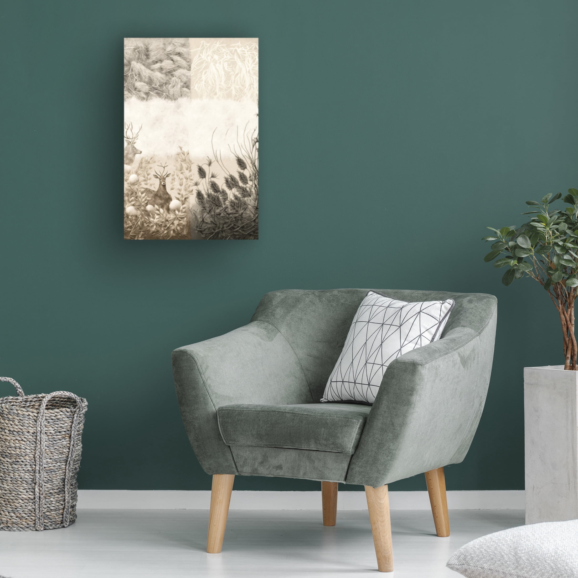 Canvas Wall Art - Ray Heere 'Nature Neutral Tone 9' Wall Art for Living Room, Bedroom, or Office Décor by Trademark Fine Art - 22 x 32 Inches