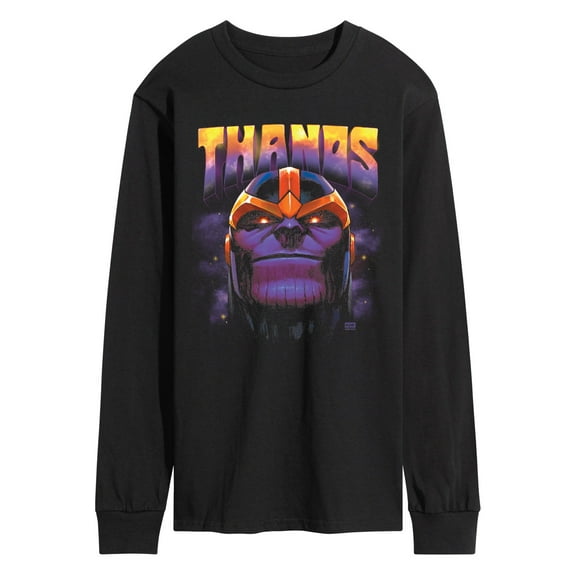 Marvel - Thanos Face - Men's Long Sleeve Graphic T-Shirt