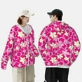 thumbnail image 6 of Fotbe Vintage Flowers Men's Women's UPF 50+ Sun Protection Jacket Hooded Cooling Shirt with Pockets Hiking Outdoor Performance-3X-Large, 6 of 9