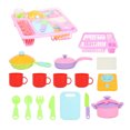 thumbnail image 1 of Juego de s de juego de simulación de cocina duraderos, juguete irrompible 16 piezas SM SunniMix jugar ollas y sartenes, 1 of 8