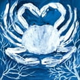 thumbnail image 2 of Ebert, Roey 15x15 White Modern Wood Framed Museum Art Print Titled - Midnight Ghost Crab, 2 of 4