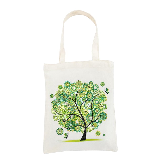 Bearachild Bolsa de lona para pintar, bolsa de compras, multicolor, reutilizable, de larga duración, multiusos, para mujer, accesorios para exteriores Artesanía 001-28*35 Bearachild HA082993-01