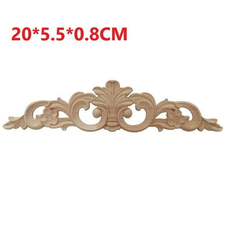 

Door Cabinets Wood Applique European Wood Carving Onlay Applique Home Decor