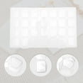 thumbnail image 3 of Unique Bargains 1 Set Nail Art Decoration Storage Box for DIY for Home for Nails Clear, 3 of 6