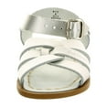 thumbnail image 3 of Salt Water Sandals by Hoy Shoe Original Sandal - Silver - Toddler 4 - 812-SILVER-4, 3 of 4