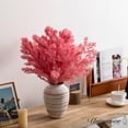 thumbnail image 4 of Uniquewise 17" Peng Lai Song Real Floral Stem Chic Vase Filler & Accent for Bouquet Centerpiece & Dried Ornament Display Ideal for Home Office Café Bar & Event Décor, Sakura Pink (Set of 2 Bunches), 4 of 8