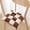 Coffee, variant on 15.8" Square Tufted Chair Cushion, Plush Checkered Seat Pad for Dining/Office/Home Use(Coffee)