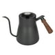 thumbnail image 3 of Hervidor de café de 850ml con termómetro, cafetera de cuello de cisne de acero inoxidable con mango de madera, 3 of 5