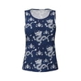 thumbnail image 4 of Xecao Dragon print women's scoop neck, loose-fit workout tank tops for the gym., 4 of 9