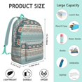 thumbnail image 5 of Bohemian Chic Backpack for Teen Students, Water Resistant Boho Bookbag for High School, Large Capacity College Backpack for Girls Boys, Great Gift Choice, 5 of 5