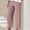 Pink, variant on IDALL Linen Pants Women Petite Pants Women New Casual Fashion Thin Cotton Pants Solid Color High Waist Harlan Pants Casual Pants Lounge Pants Women Summer Pants Black L