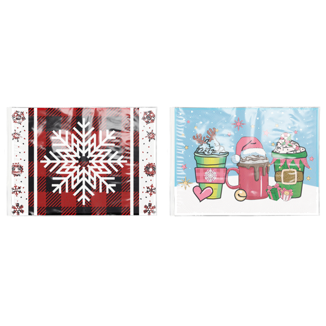 (CAND322) Mantel Individual Con Mesa Comedor Mantel Antideslizante Al Calor Navidad