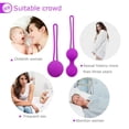 thumbnail image 2 of Safe Silicone Kegel Ball l Tight Exercise Ben Wa Ball Female Small Ball 3pcs/set, 2 of 5