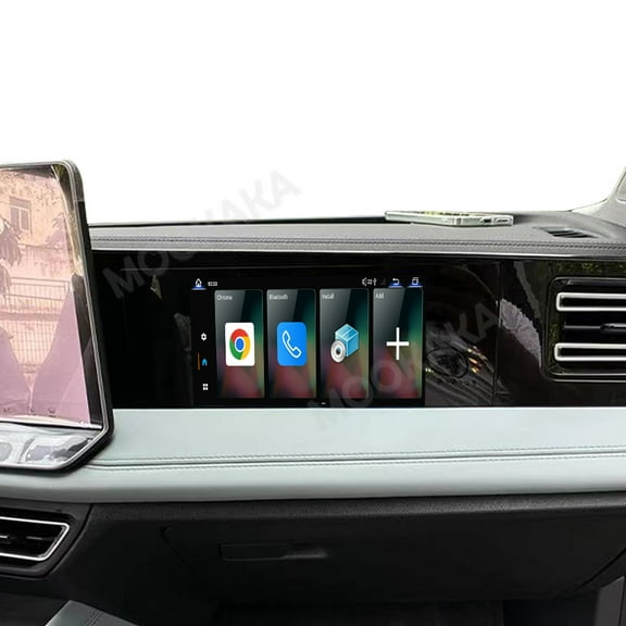 12.3" Smart Display Radio Audio Media Player for Volkswagen Tiguan L 2024 Models Universal Car Navigation GPS Upgrade Headunit Android Replacement Co-pilot HD Screen Carplay Receiver Accessories