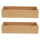 thumbnail image 1 of 2pcs Bamboo Storage Box Without Lid Storage Case Sundries Storage Box for Home Office, 1 of 4