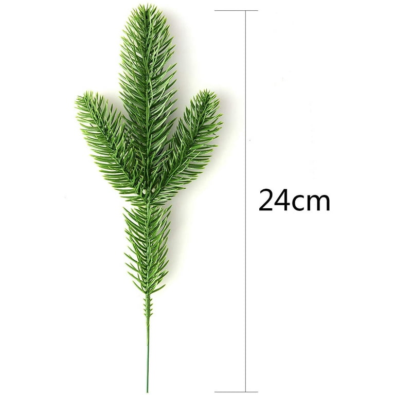 Hananona 150 Pcs Artificial Pine Branches Green Plants Pine Needles DIY  Acces